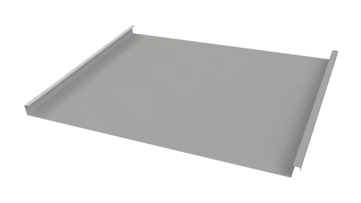 Фальцевая кровля 562/550x0,65 мм, 9006 бело-алюминиевый глянцевый