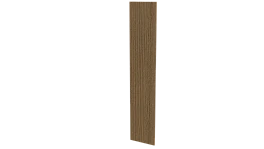 Крепежная планка 10x40x10 мм, Орех 3D