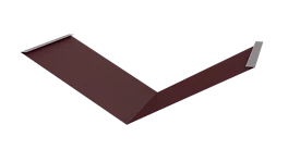 Планка ендовы нижняя 298x298x2000 мм, 3005 винно-красный матовый