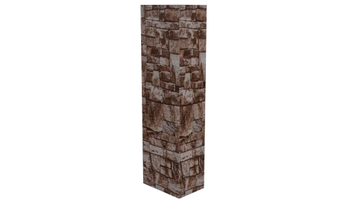 Стойка 40x60x40 мм, Дикий камень
