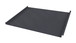 Фальцевая кровля 562/550x0,5 мм, 7024 графитовый серый PUR Pruf